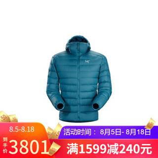 始祖鸟（ARC’TERYX）羽绒服男冬季保暖轻量连帽短款211449 Black XL