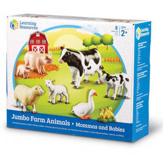 美国直邮 LEARNING RESOURCES 仿真农场动物玩具
