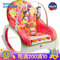 美国直邮 Fisher-Price 费舍尔价格婴儿到幼儿摇滚，花卉五彩纸屑