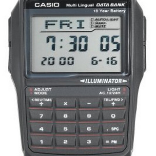 美国直邮 卡西欧（CASIO） 数据库不锈钢男士手表DBC32D-1A