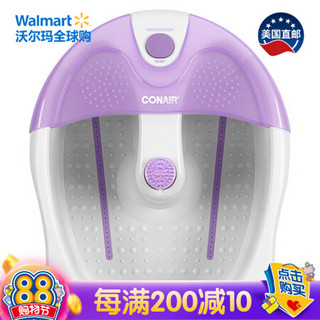 美国直邮 Conair  足浴器 足浴器 足部温泉与振动和热量，足浴器