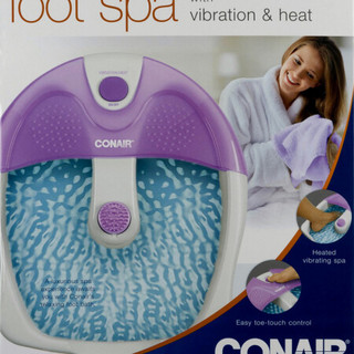 美国直邮 Conair  足浴器 足浴器 足部温泉与振动和热量，足浴器