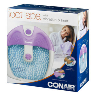 美国直邮 Conair  足浴器 足浴器 足部温泉与振动和热量，足浴器