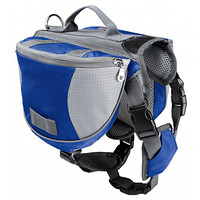 宠百思（PETBEST）宠物狗狗自背包驮包外出便携背包宠物用品 蓝色 M-中型