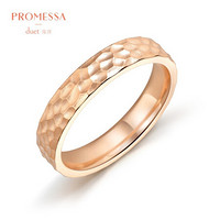 PROMESSA 缘创系列 91571R 中性圆形18K玫瑰金戒指 15号