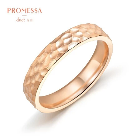 PROMESSA 缘创系列 91571R 中性圆形18K玫瑰金戒指
