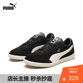 PUMA彪马官方 男女同款运动休闲鞋 Liga SUEDE 364932 黑色-米白色 01 41