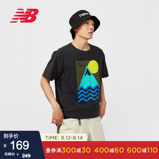 New Balance NB官方2020新款男款MT01586短袖T恤 BK MT01586 M