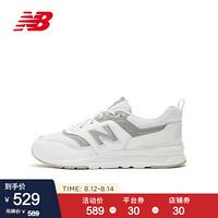 New Balance nb童鞋 2020新款男童女童7~14岁 儿童运动鞋GR997HFK 白色/灰色 GR997HFK 36