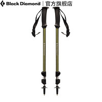 Black Diamond/BD/黑钻 20新款户外登山杖超轻三节可伸缩徒步健走手杖112229一对 新款橄榄绿 00