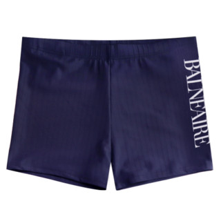 范德安（BALNEAIRE）时尚男士平角泳裤 运动性能 疏水快干沙滩度假游泳裤 深蓝色 L
