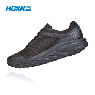 HOKA ONE ONE女挑战者5全地形越野跑鞋 Challenger5 GTX防水缓冲 黑色 / 深砂灰 US 6/ 230mm