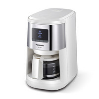 Panasonic 松下 美式全自动迷你研磨保温咖啡机NC-R601WSQ（白色）