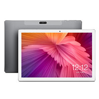 Teclast 台电 M30 10.1英寸 Android 平板电脑+皮套+钢化膜+TF卡64G(2560*1600dpi、联发科 Helio X27、4GB、128GB、4G版、银色）