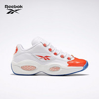 Reebok锐步 运动经典QUESTION LOW男子中帮休闲鞋FX5000 FX4999_白色/橘色 43