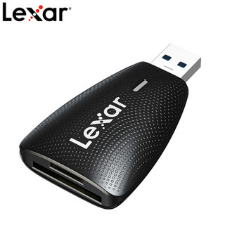 雷克沙（Lexar）USB3.1读卡器双卡槽SD/TF高速microSD UHS-II卡3.1读卡器 UBS3.1读卡器+Type-C转接头USB3.0 高速传输