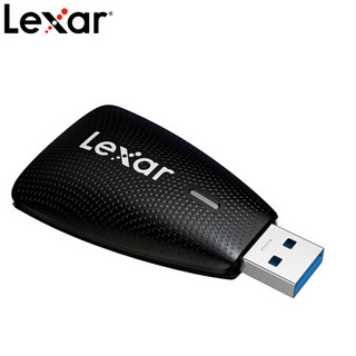 雷克沙（Lexar）USB3.1读卡器双卡槽SD/TF高速microSD UHS-II卡3.1读卡器 UBS3.1读卡器+Type-C转接头USB3.0 高速传输