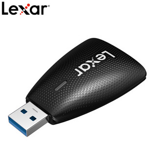 雷克沙（Lexar）USB3.1读卡器双卡槽SD/TF高速microSD UHS-II卡3.1读卡器 UBS3.1读卡器+Type-C转接头USB3.0 高速传输