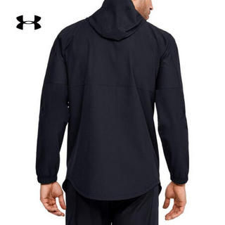 安德玛官方UA Training男子梭织运动夹克Under Armour1352088 黑色001 XL