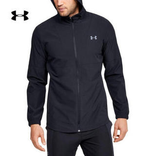 安德玛官方UA Training男子梭织运动夹克Under Armour1352088 黑色001 XL