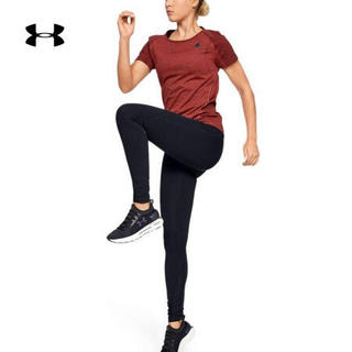 安德玛官方UA RUSH女子运动紧身裤Under Armour1357265 黑色001 M