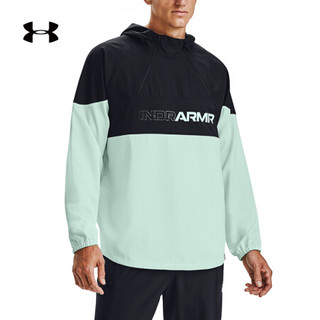 安德玛官方UA Mixed Anorak男子运动连帽卫衣Under Armour1358231 黑色002 XXL