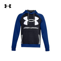 安德玛官方UA DFO Rival男子运动连帽卫衣Under Armour1357451 黑色001 XXL