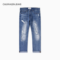 CK JEANS 2020春夏款男装 中腰时髦楔形版牛仔裤CKJ055 J314731 1AA-蓝色 32/32