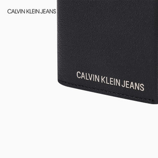 CK JEANS 2020秋冬新款 男包时尚经典短款折叠钱包 HP1464T1000 001-黑色