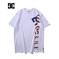 DCSHOECOUSA 短袖T恤男潮款运动休闲衫 5226J917 白夹色-WBB0 L