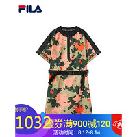 FILA x 3.1 Phillip Lim斐乐女子连衣裙2020秋季新款运动连衣裙 正黑色-BK 175/92A/XL