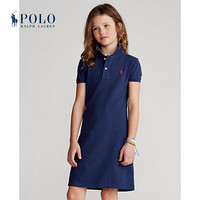 Ralph Lauren/拉夫劳伦女童 2020年春季网布Polo连衣裙33497 400-蓝色 S