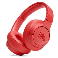 JBL 杰宝 TUNE 700BT 耳罩式头戴式蓝牙耳机 珊瑚红