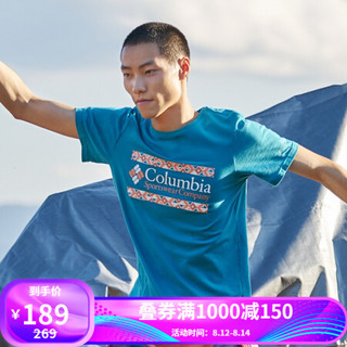 Columbia哥伦比亚户外20春夏新品男女款城市户外短袖T恤AE0403 451 XXL(190/104A)