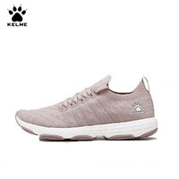 KELME/卡尔美运动鞋女防滑舒适休闲鞋轻便慢跑鞋66832502 小麦色 35