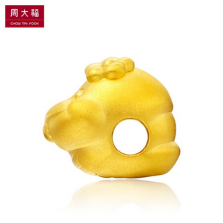 周大福 礼物 十二生肖 定价足金黄金转运珠/吊坠R R18107 生肖贪吃蛇 1780元