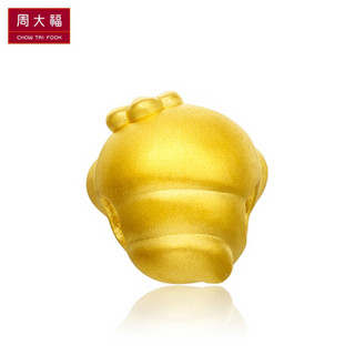 周大福 礼物 十二生肖 定价足金黄金转运珠/吊坠R R18107 生肖贪吃蛇 1780元