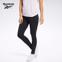 Reebok锐步 运动健身TE Cotton Legging女子休闲紧身裤FK6664 FK6664_黑色 A/S