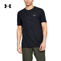 安德玛官方UA Vanish男子运动短袖T恤Under Armour1345309 黑色001 S