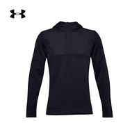 安德玛官方UA SweaterFleece男子运动连帽卫衣Under Armour1356659 黑色001 XL