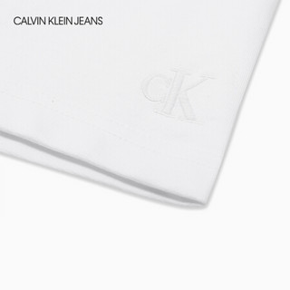 CK JEANS 2020秋冬新款 男装纯棉汽车图案短袖卫衣 J316902 YAF-白色 S