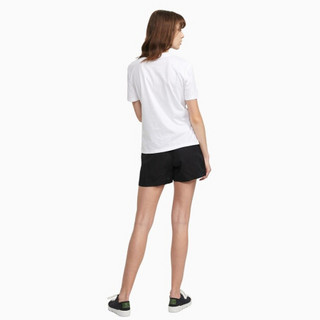 Calvin Klein Jeans 卡尔文·克莱恩牛仔 女士圆领短袖T恤 J214385 白色 XS