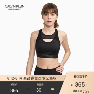 CK PERFORMANCE 2020春夏新款女装 高支撑度健身运动内衣 4WT0K112 007-黑色 M