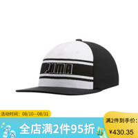 PUMA彪马男帽女帽棒球帽遮阳帽鸭舌帽休闲日常898797-1 BLACK/WHITE L/XL