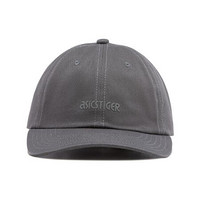 ASICS亚瑟士帽子棒球帽女款纯棉可调节鸭舌帽3193A003 Graphite Grey OS