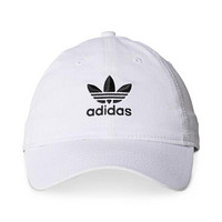 ADidas阿迪达斯女士夏季遮阳帽防晒鸭舌帽棒球帽4649575 White ONE SIZE