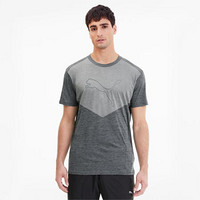 PUMA彪马春夏男子新款圆领短袖T恤休闲上衣518984_02 Dark Gray Heather L