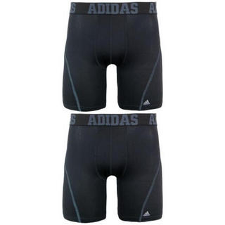 ADidas阿迪达斯男士运动健身打球打底裤五分裤短裤2744772 Black / Black L