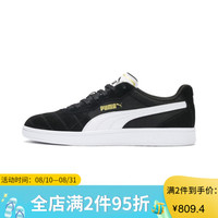 Puma彪马男系带低帮运动鞋休闲鞋板鞋369115 Puma Black-Puma White 10