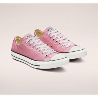 Converse匡威女鞋All Star低帮帆布鞋百搭运动休闲鞋M9007 Pink Womens 10